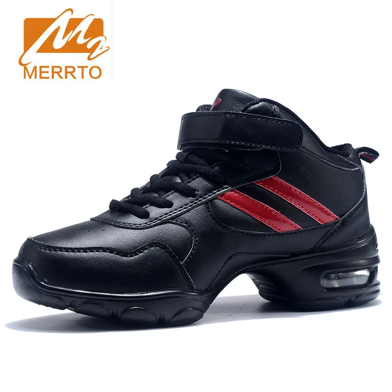 2018 New Dance Shoes Salsa Jazz Modern Ladies Shoes Leather Surface Soft Outsole Breath Woman Aerobics Sneakers Girls Shoes