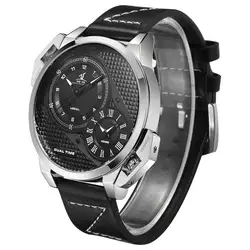 WEIDE японский двигаться Для мужчин t личность набора Dual Time Zone Watchwristes Для мужчин Часы из нержавейки спортивные наручные кварцевые часы