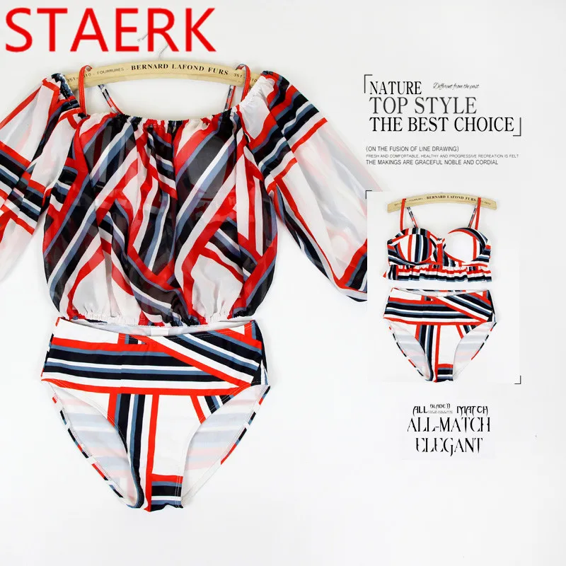 

STAERK time-limited sale bathing suit swimwear women beach sexy swimsuit bikini push up costumi tenis sobretudo feminino bikiny