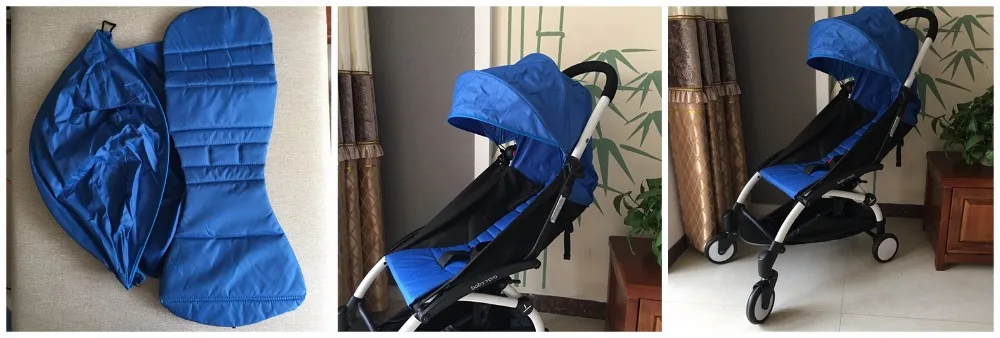 baby stroller accessories on sale Textile 165 SunShade+seat cushion Baby Stroller Accessoire Fit for yoya strollers mat sun canopy shield poussette pad oxford baby stroller accessories essentials