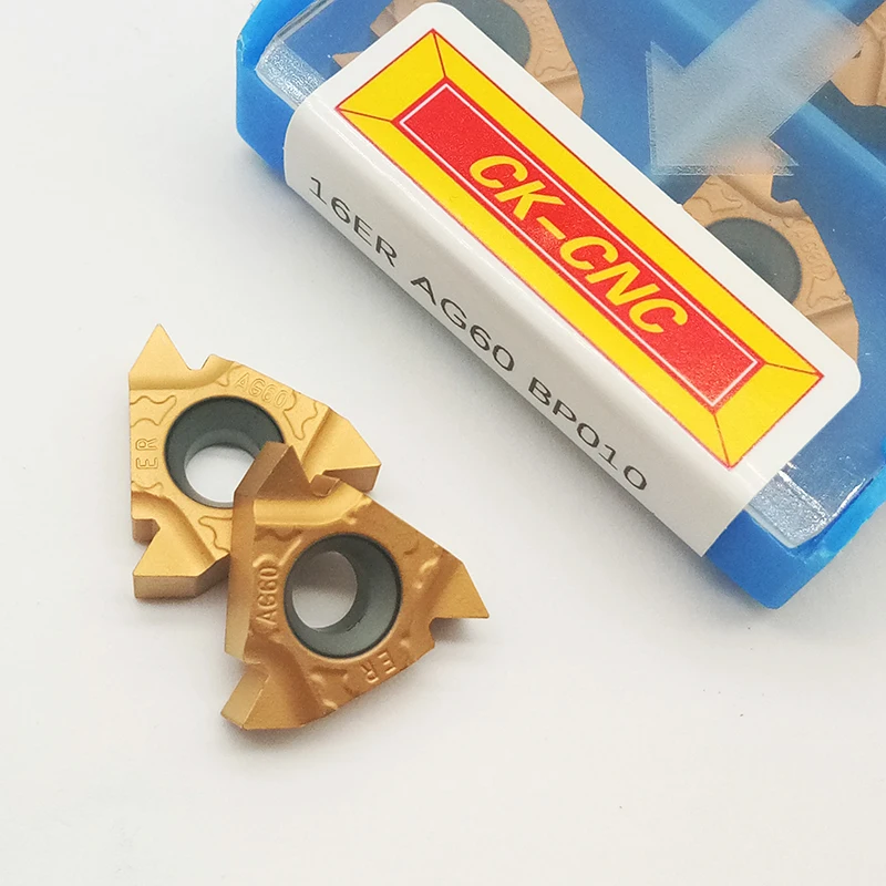 10 new CK-CNC 11IR A60 BP010 Carbide Threading Inserts