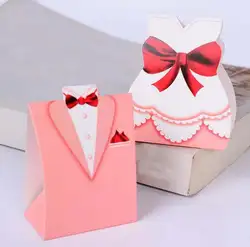 4000 шт./лот Бесплатная доставка больше Размеры розовый Жених и невеста конфеты, шоколад, коробки для свадьбы пользу подарок 8x4.3x11 см