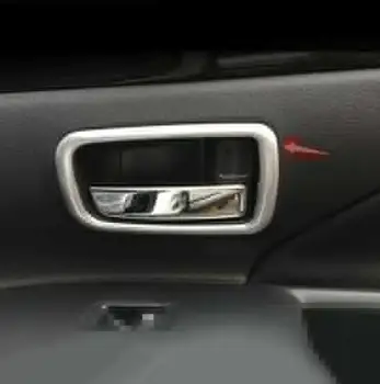 

For Mitsubishi Outlander 2015 2016 2017 ABS Plastic Car inner door Bowl protector frame cover Trim sticker accessories 4pcs