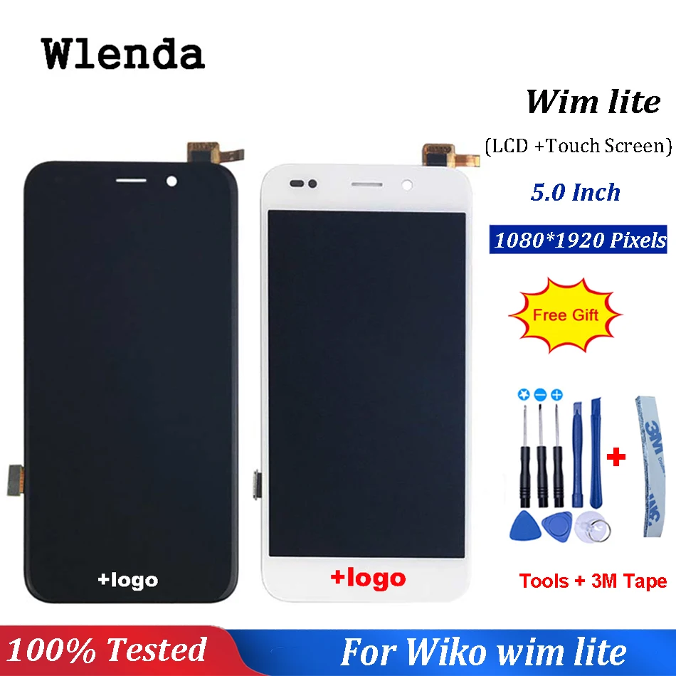 

For Wiko Wim Lite LCD Display +Touch Screen Assembly For 5.0inch wiko wim lite lcd Digitizer +free tools
