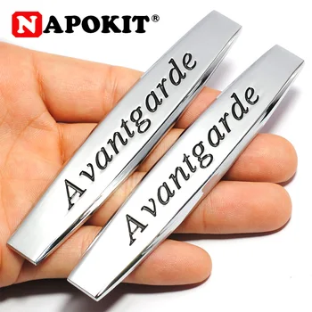 

2pcs Metal Avantgarde Car Fender Side Emblem Badge Decal Rear Bumper Trunk Sticker for Mercedes-benz Mercedes Benz Car Styling