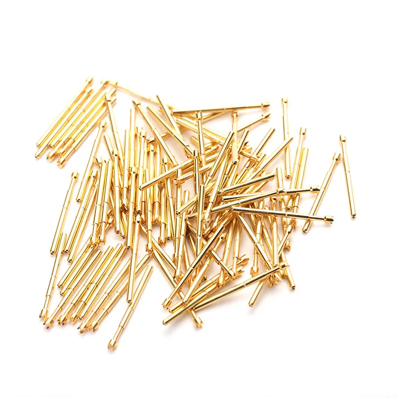 PA75-Q2 Gold-Plated Test Tool Outer Diameter 1.02mm Length 16.5mm Spring Test Probe For Testing Circuit Board Instruments