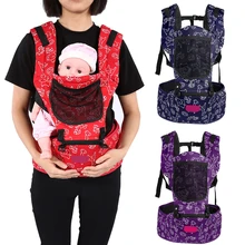 Сумка-кенгуру Рюкзак/Hip Seat 3-40 месячный ребенок новорожденный портативный Manduca дышащий Регулируемый передний облицовочный слинг