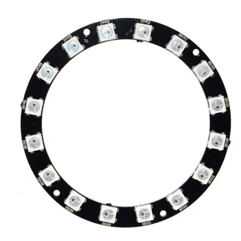 

RGB LED Ring 16 Bits LEDs WS2812 5050 RGB LED Ring Lamp Light with Integrated Drivers