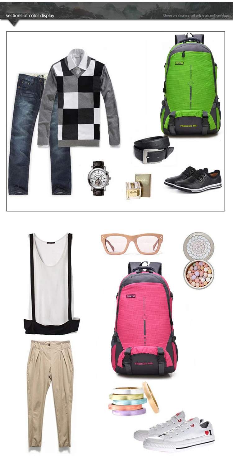 Bolsas para Homens 45l à Prova Dwaterproof Água Ourdoor Mochila Esportes Caminhadas Escalada Acampamento Packsack 13 45l à prova dwaterproof água ourdoor mochila