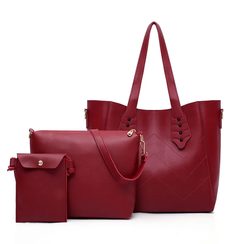 

2019 New Fashion Handbags Lingge 3 Sets of Sub Package Shoulder Bags Oblique Crossbody Composite Bag messenger bag