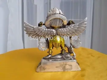 

Tibetan Silver Buddhist bronze Garuda statue bouddha statue