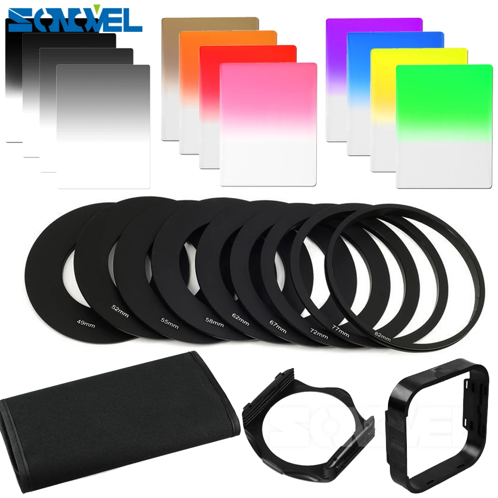 55mm Adapter Ring Filter Holder for Cokin P Series Color Filter Camera Lens 