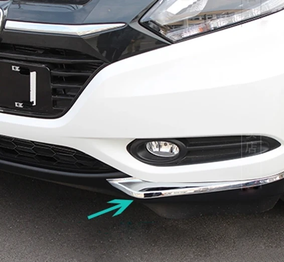 Аксессуары подходят для HONDA HR-V VEZEL 2014 2015 2016 хромированная накладка на передний