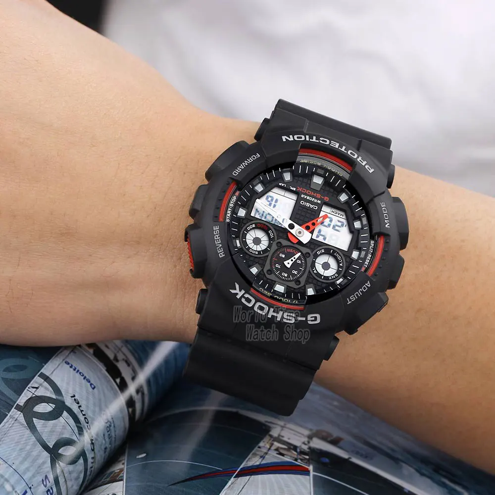 Часы Casio G SHOCK Мужские кварцевые спортивные часы Ударопрочные и водонепроницаемые