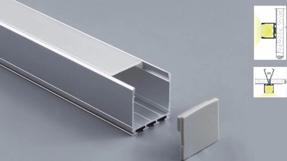 

Free Shipping 2000x26x26mm Fedex Free Shipping LED Aluminum Profile 2M 24MM PCB LED Channel LED Extrusions LED Strip Holder