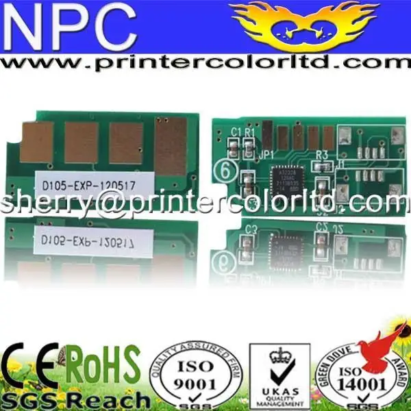 MLT105) чип картриджа с тонером для Samsung SF650P/1910/1915/2525/2580/4600/4606/4623 Φ mlt d105 105 bk