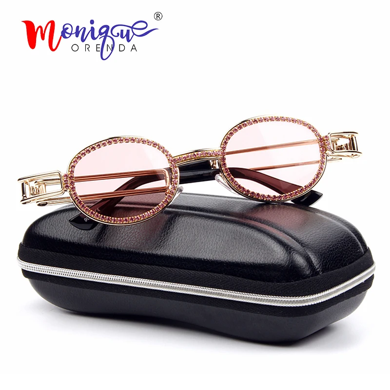 2019 Small oval sunglasses women vintage steampunk sun glasses men clear lens rhinestone anti blue rays eyeglasses oculos 2019 Small oval sunglasses women vintage steampunk sun glasses men clear lens rhinestone anti blue rays eyeglasses oculos