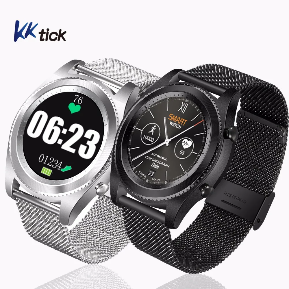 Kktick S9 Смарт часы MTK2502 Bluetooth 4 0 монитор сердечного ритма удаленного Камера фитнес