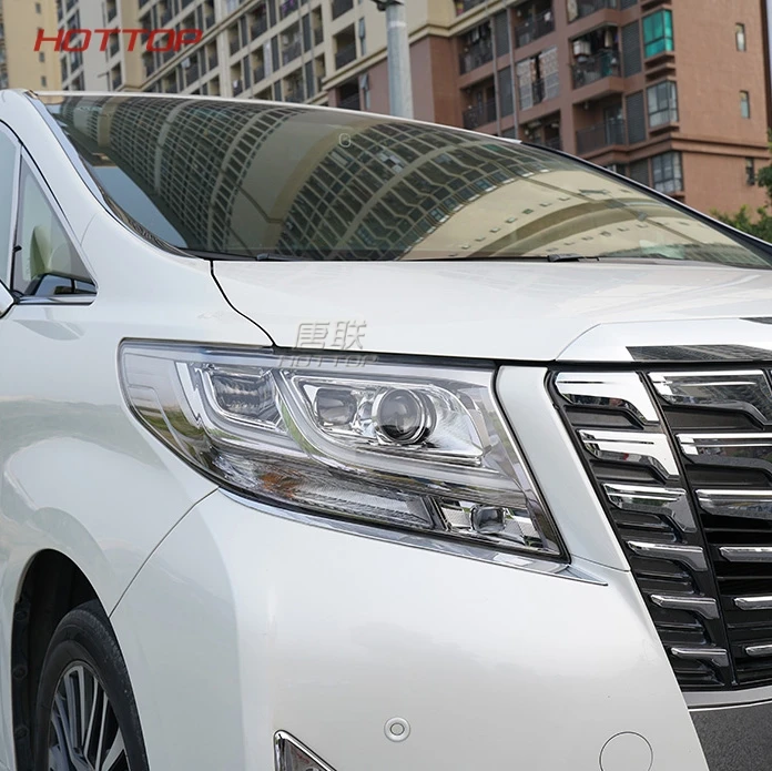 Планки фар для Toyota Alphard Vellfire ABS хром стайлинга автомобилей