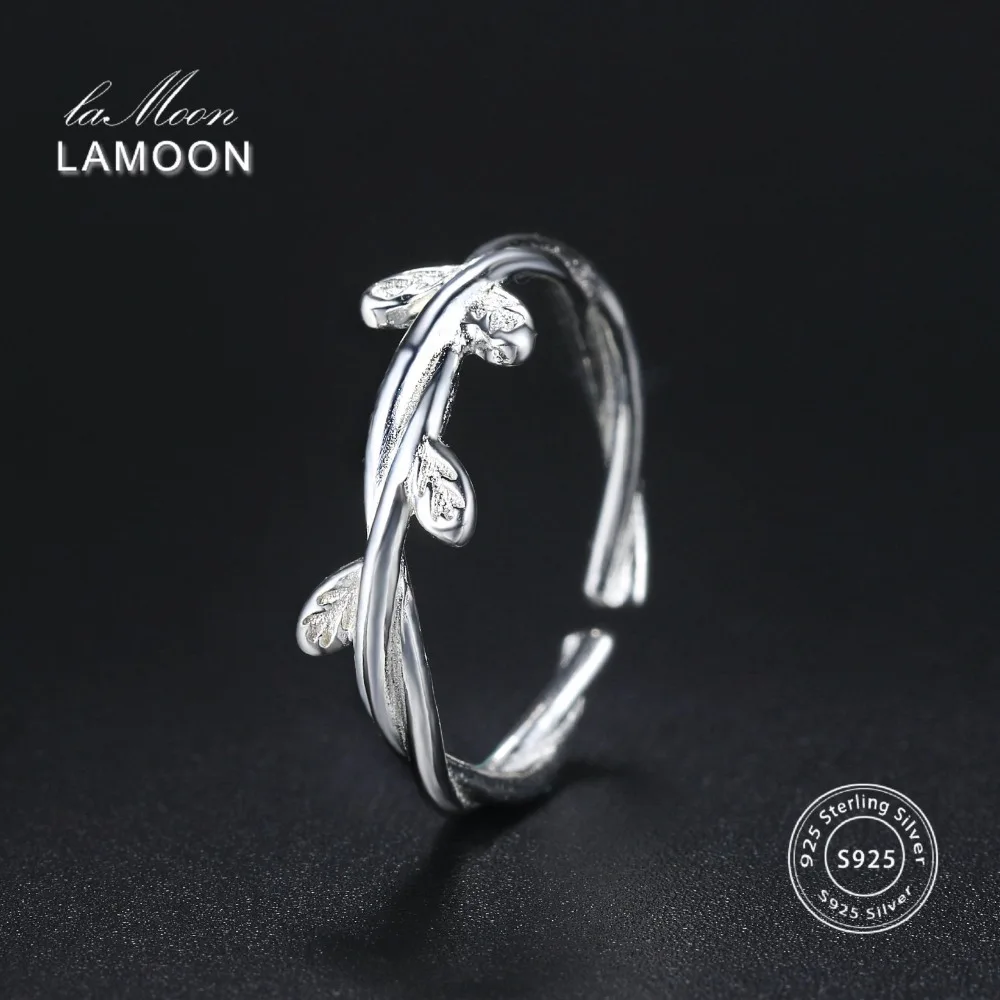Tejido de cristal de plata esterlina 925 Anillo Mujer Bisutería Anillos Abiertos