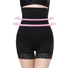 Gaine amincissante pour femmes, short de modelage du ventre sans couture, short, taille haute, contrôle du ventre