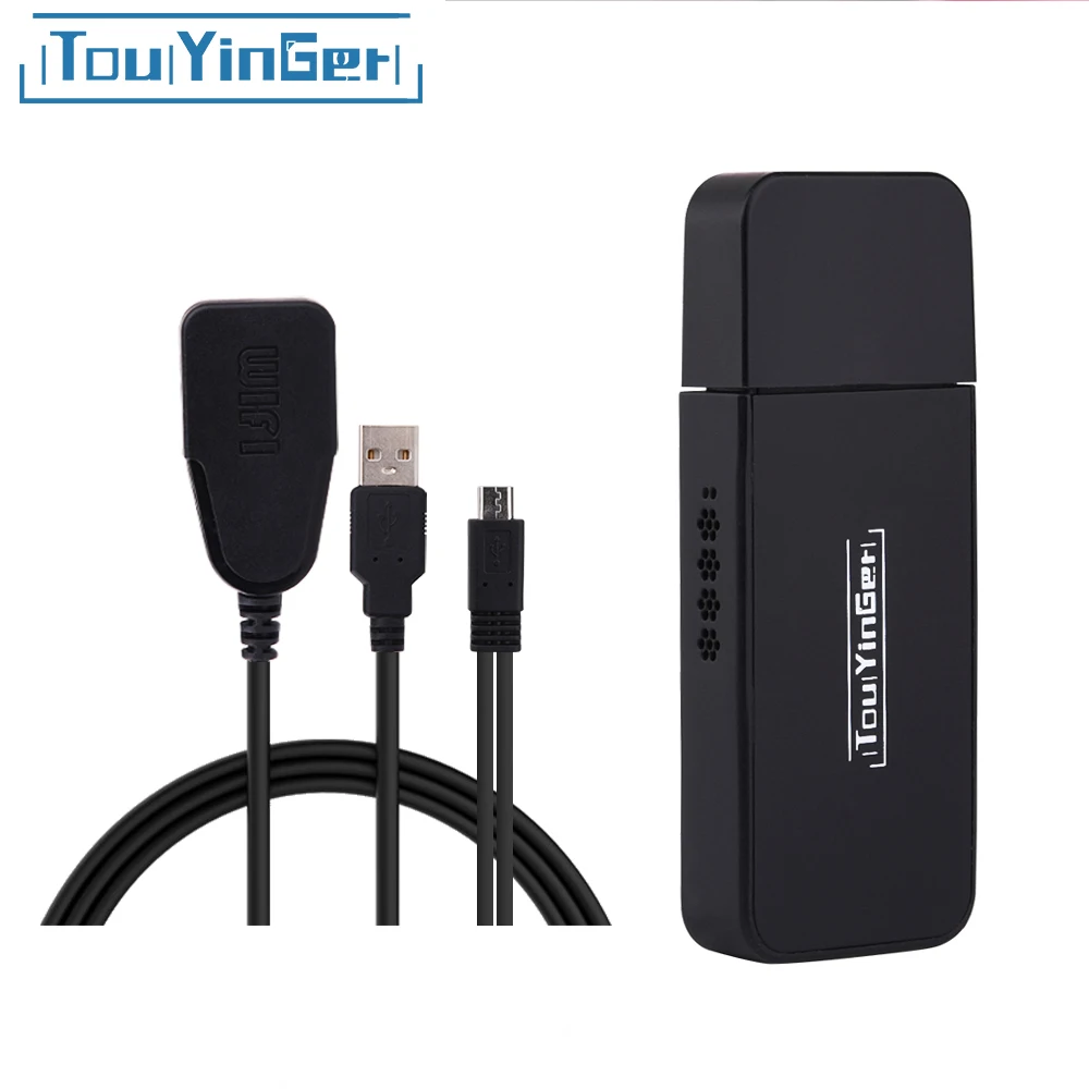 

Touyinger Wireless Display Receiver TY01 DLNA Miracast Airplay Dongle for iphone ipad Android phone WiFi Mirroring Screen