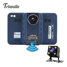 7″ Car GPS Navigation android radar detector with rear view navigator europe navitel Map Car DVR camera recorder dash cam