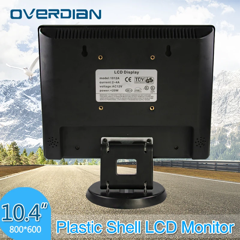 ЖК монитор 10 4 дюйма VGA USB разъем 800*600|Промышленные компьютеры и аксессуары| |