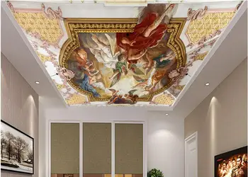 

3d wallpaper custom mural non-woven 3d room wallpaper European angel party ceiling mural paintings photo 3d wall mural wallpaper