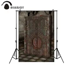 Allenjoy Фон фотографии ретро металлической стене стимпанк фон photocall photobooth для фотосессий фотосъемка украшения