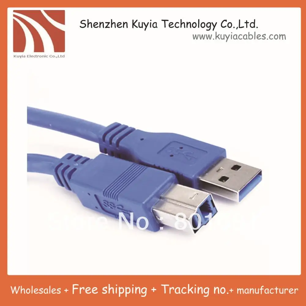 

Free shipping+Super Speed USB 3.0 Type A-B Male Printer Cable/usb3.0 printer cable 1.5M