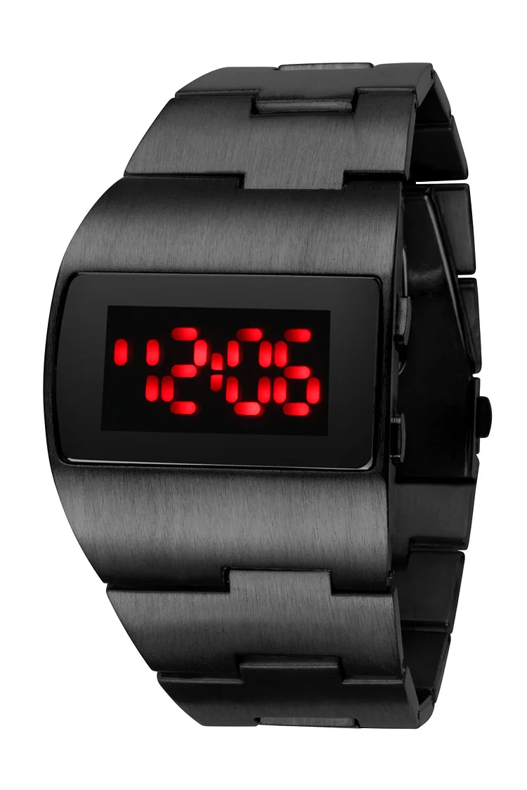 

MEN LED WATCHES WLISTH Brand Men Full Steel LED Digital Sports Casual Waterproof Quartz Watches Sports Bracelet Wristwatches