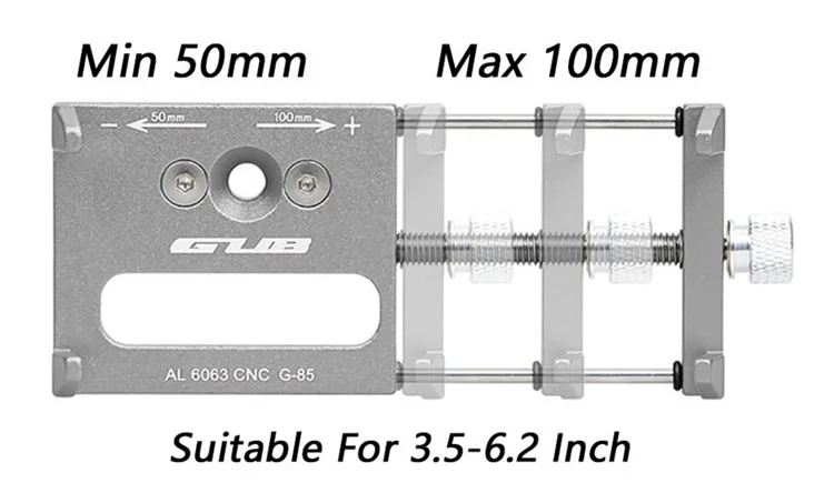 GUB велосипедный держатель для мобильного телефона G85 кронштейн для смартфона алюминиевый плотный металлический MTB велосипедный для samsung huawei xiaomi iphone