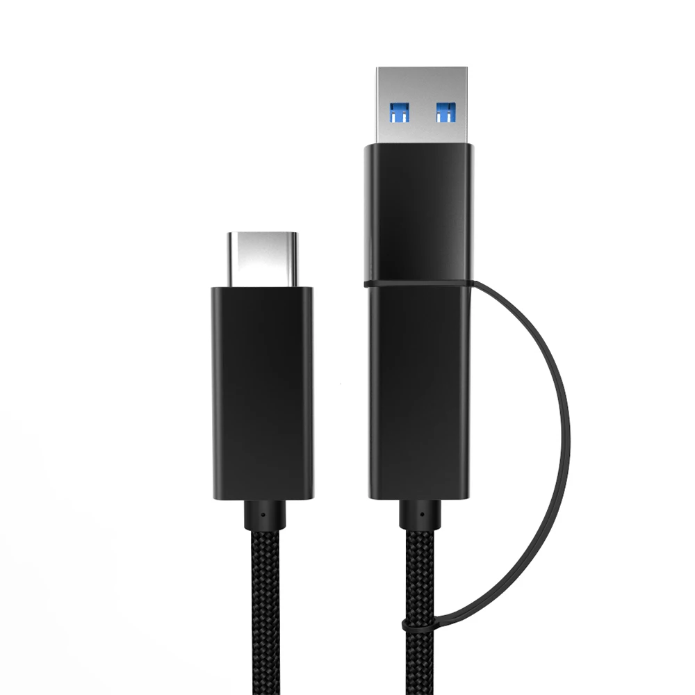 QC3.0 usb type-C кабель, USB 3,0 A-C для samsung Galaxy S9 Note 9 3A 60W PD Мощный USB 2 в 1 USB кабель