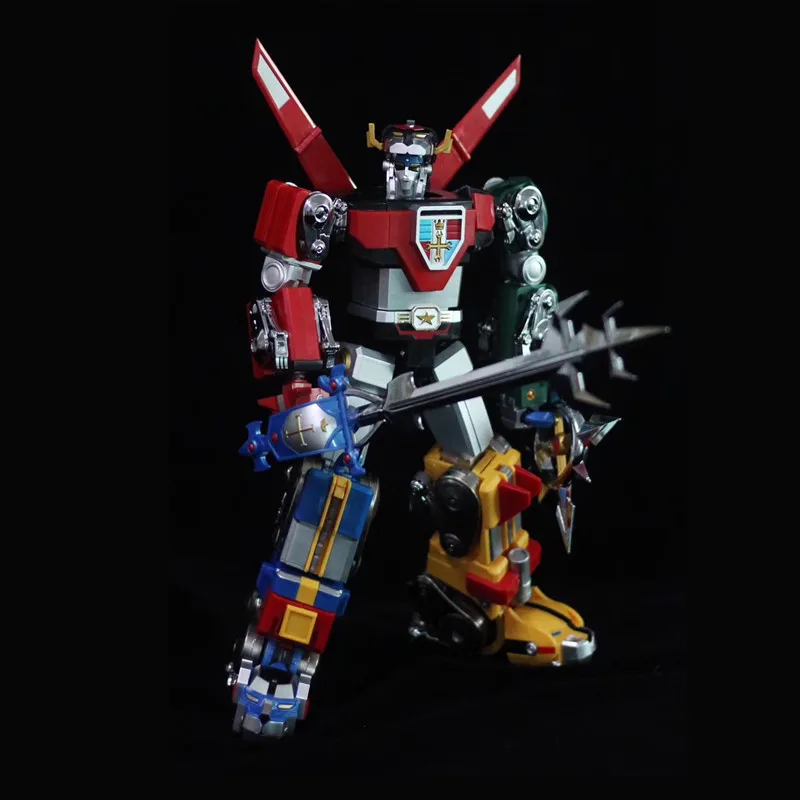 Fantasy Jewel Beast King GoLion Black Green Yellow Red Blue lion Voltron Defender of the Universe Action Figure With Box