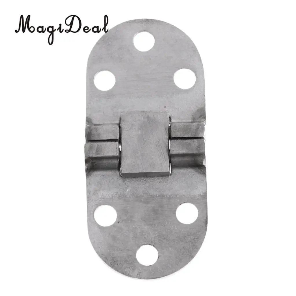MagiDeal Folding Boat Locker Door Hinge Strap Caravan Yacht Hatch Compartment Cabin Deck Hardware - Marine 316 Stainless Steel 