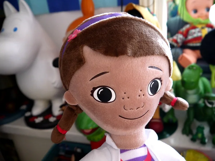 Doc McStuffins, игрушки, Doc Lambie, ягненок, Stuffy Dragon Hallie, бегемот, Boppy Dog, плюшевые игрушки, 30 см, милые мягкие животные, детские куклы, подарки