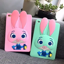 Милый чехол-Кролик для iPad 2/3/4 Air 1 2 Mini 1 2 3 4 Мягкая силиконовая задняя крышка для iPad Pro 9,7 10,5 планшет Funda+ ручка