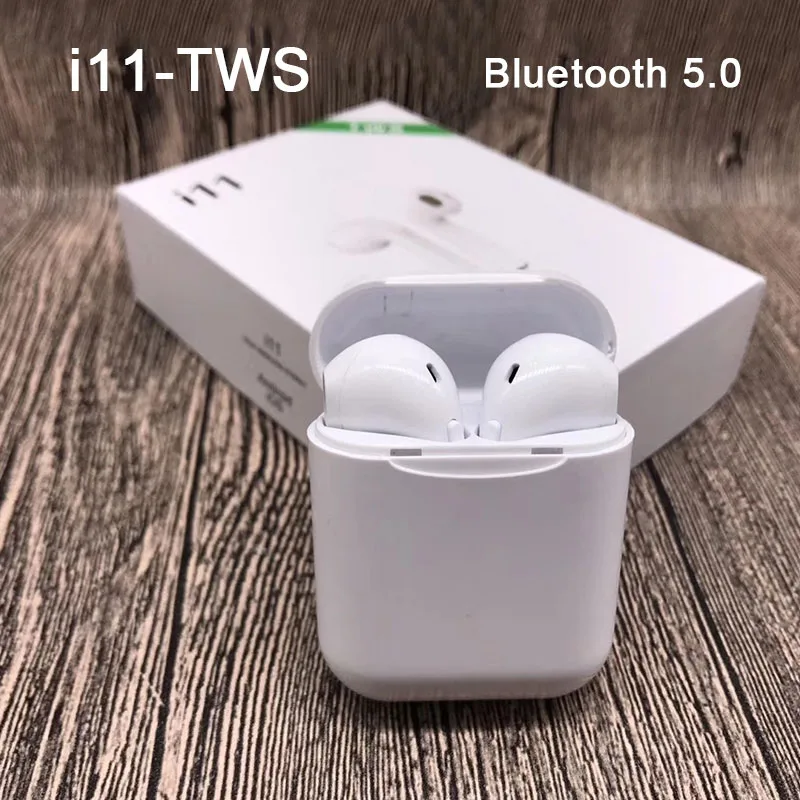 

New i11 tws Bluetooth Earphones Stereo i9s tws V5.0 Headphones Sports Wireless Headset i7s tws Earbuds for All Smart Phone
