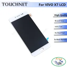 For VIVO X7 Withe LCD Display Touch Screen Digitizer Smartphone Replacement