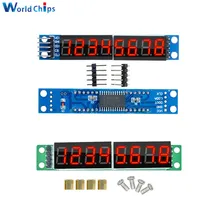 Módulo de Control de pantalla Digital MAX7219 LED, matriz de puntos de 8 dígitos para Arduino 3,3 V 5V, controlador de serie de 7 segmentos