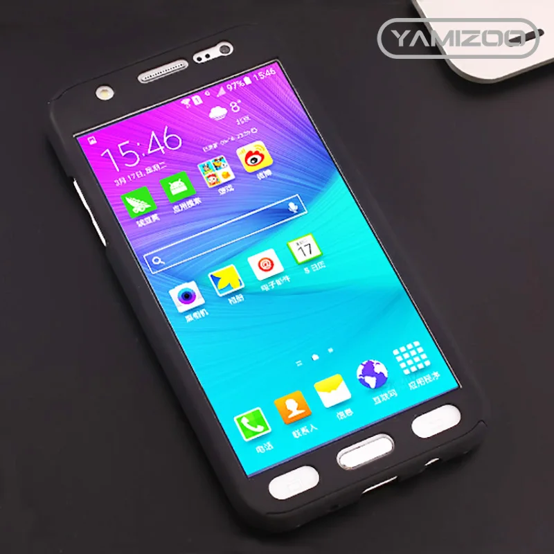YAMIZOO j3 чехол для Samsung Galaxy j5 j7 2016 2017 360 Жесткий Чехол со стеклом j2 Prime |