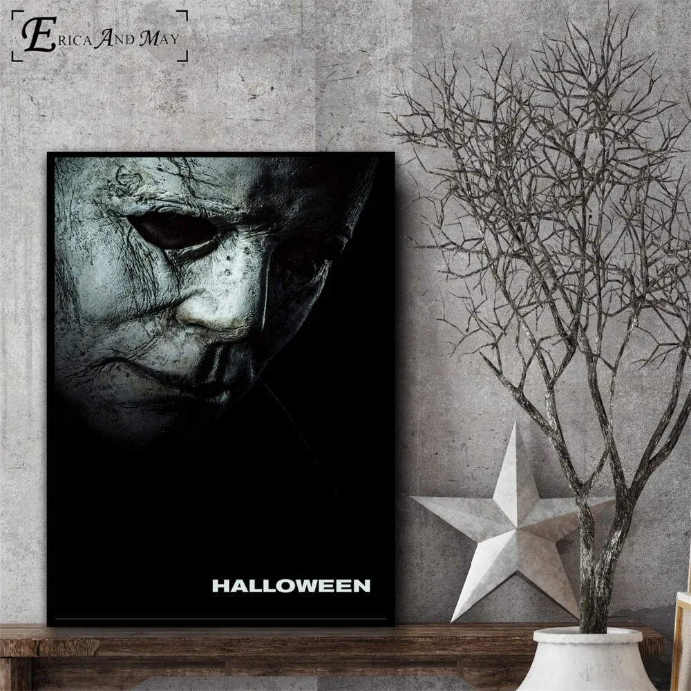 Michael Myers Halloween Horror Canvas Prints Modern Painting Posters