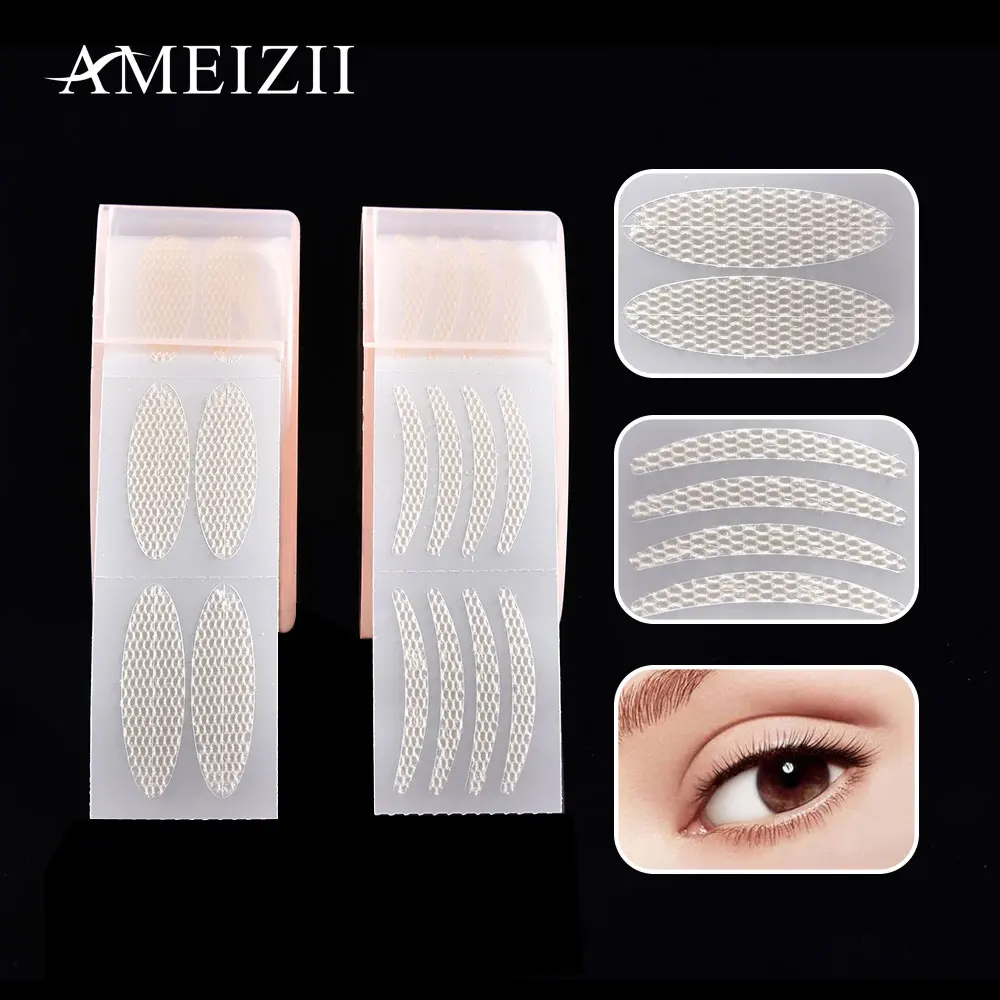 

AMEIZII 360Pcs Eyelid Tape Sticker Makeup Clear Lace Stripe Big Eyes Decoration Invisible Double Fold Eyelid Shadow Stickers