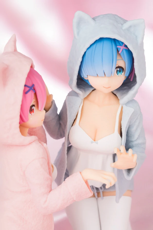 Re Zero Японские Аниме фигурки Re: жизнь в другом мире от Zero Rem ram фигурка ПВХ Коллекционная модель игрушки куклы