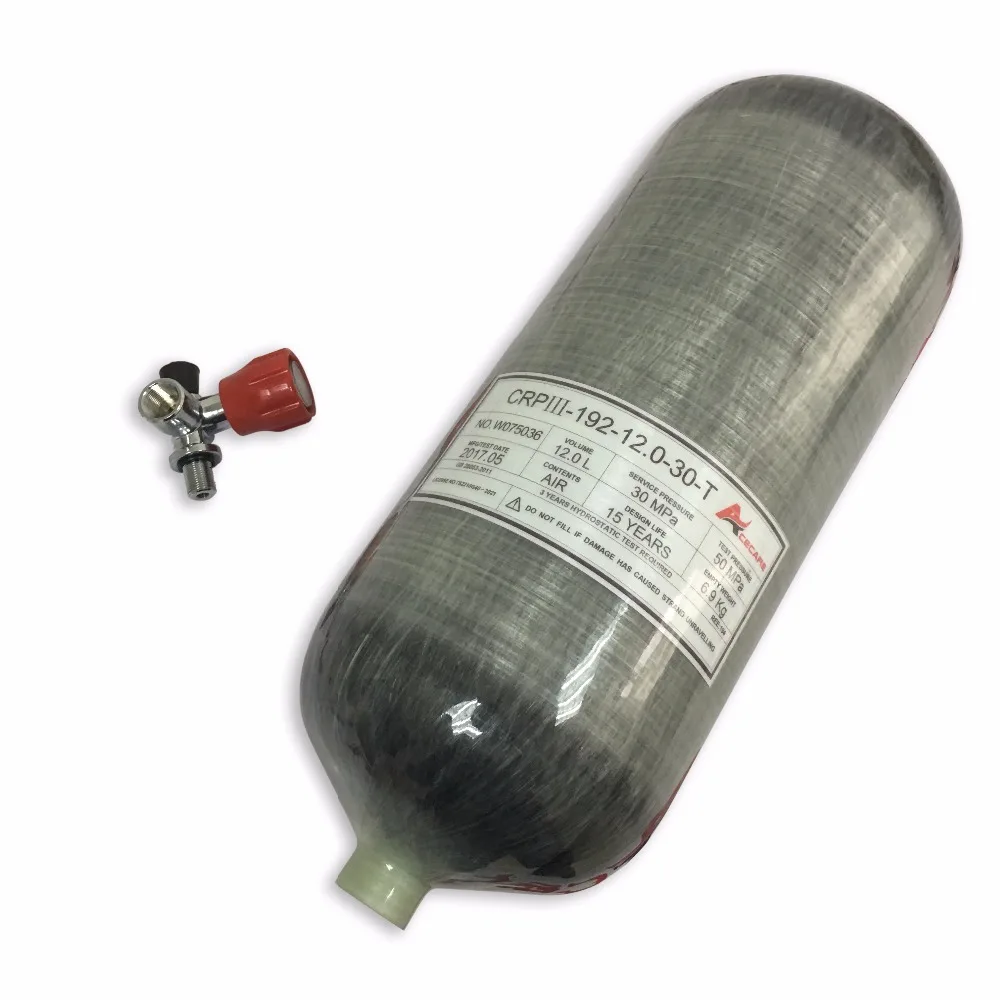 

AC31211 12L GB Scuba Diving Tank Quick Release Coupling Dive Tank Paintball Tank Valve High Pressure Cylinder Scuba Pcp Rifle