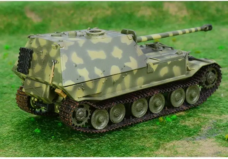 1: 72 Масштаб предварительно построенный Elefant тяжелый Jagdpanzer Танк Разрушитель Второй мировой войны хобби Коллекционная готовая пластиковая модель