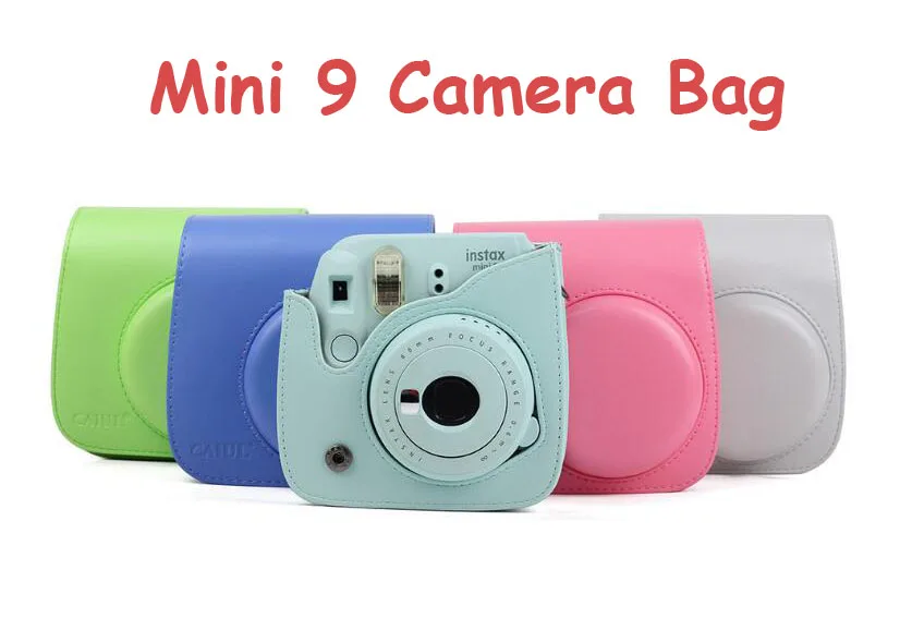 Сумка для камеры Fujifilm Instax Mini 9 чехол из искусственной кожи мгновенной печати