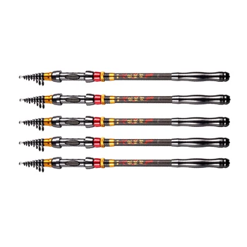 

Carbon Fiber Rock Fishing Rod Portable Telescopic Rod Superhard 1.8M,2.1M,2.4M,2.7M,3.0M Fishing Ultra-light River/Lake Rod