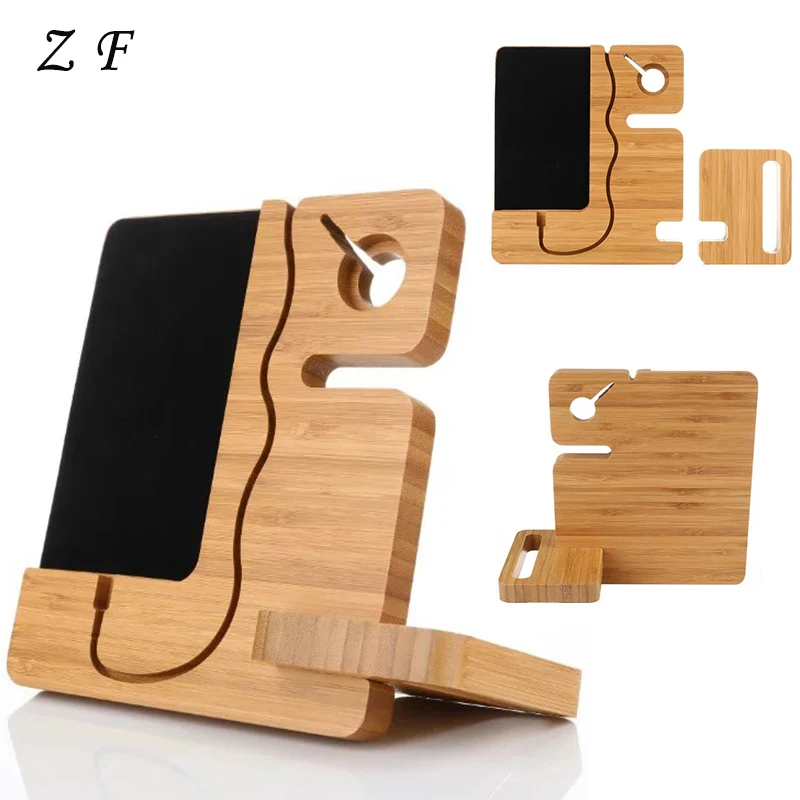 iMeaning Portable Universal Wooden Phone Holder Stand